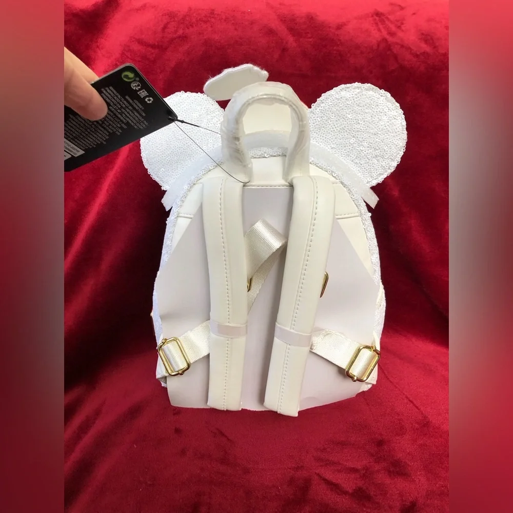 Loungefly Disney Winter Mickey Mini Backpack NWT